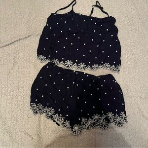 Adore Me | Eyelet PJ Set